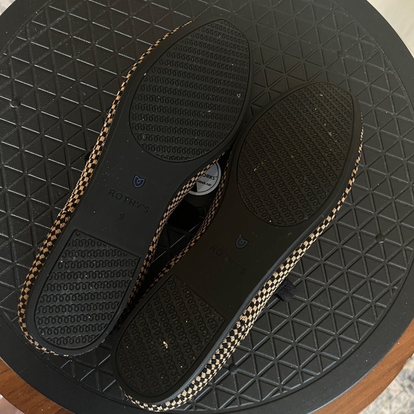 Rothy’s The Square Mary Jane Wren Micro Check Shoes w/Box - Picture 5 of 6